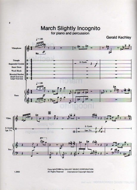 March Slightly Incognito