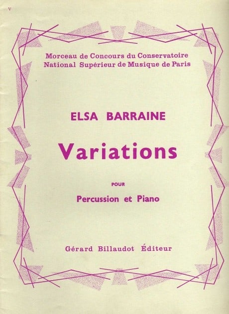 Variations for Percussion and Piano
