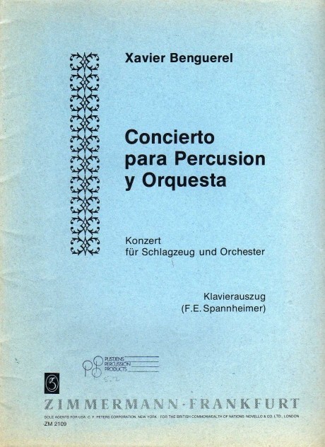 Concierto para Percusion y Orquesta (piano red)