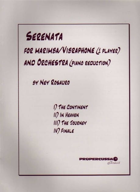 Serenata for Marimba/Vibraphone (Pno Red) by Ney Rosauro