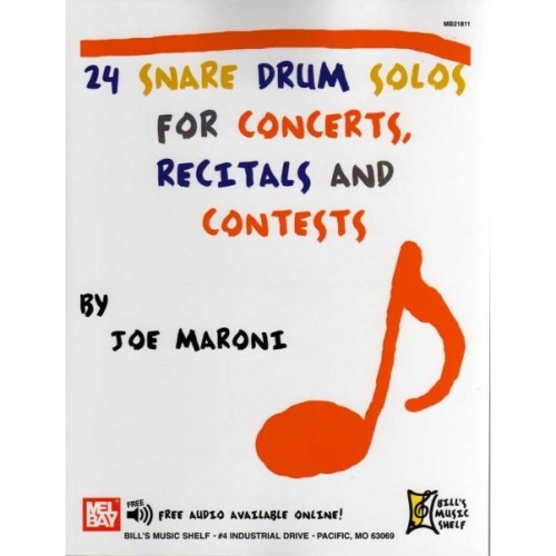 24 Snare Drum Solos for Concerts, Recitals and Contests