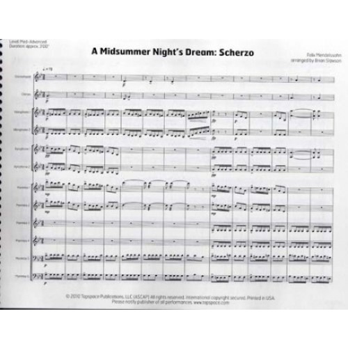 A Midsummer Night's Dream by Mendelssohn arr. Brian Slawson
