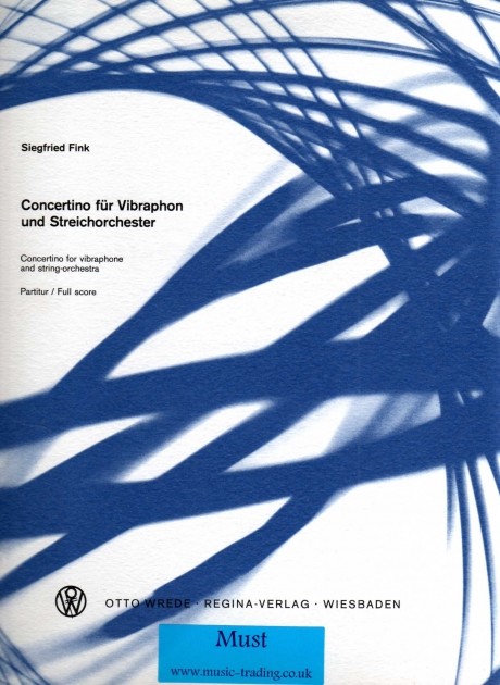 Concertino for Vibraphone and String Orchestra (score)
