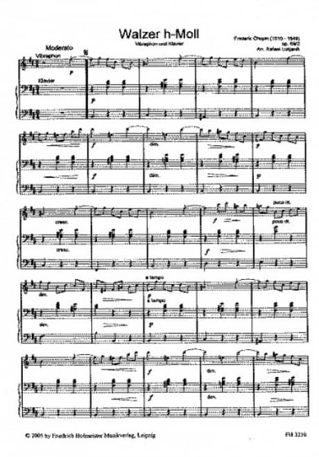 Waltz In B Minor Op.69 No.2